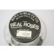 ♥ BOWL-O-BEAUTY CO. REAL ROSES Melrose Park CONTENITORE IN VETRO VUOTO VINTAGE