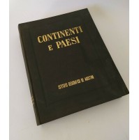 ♥ CONTINENTI E PAESI Luigi Visintin Istituto Geografico De Agostini 1957 SM26