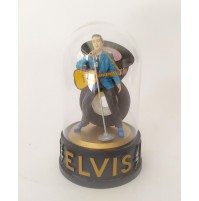 ♥ ELVIS SINGS BLUE SUEDE SHOES STATUINA 1999 LIMITED EDITION CAMPANA VINTAGE