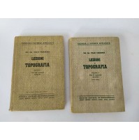 ♥ LEZIONI DI TOPOGRAFIA Volume 1 e 2 Tullio Vardanega SEI Torino 1946 M31