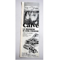 PUBBLICITA' 1961 MAIONESE CALVE' vintage RITAGLIO GIORNALE