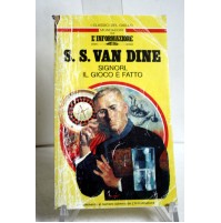 SIGNORI, IL GIOCO è FATTO S.S. Van Dine I Classici del Giallo Mondadori 1994 G54